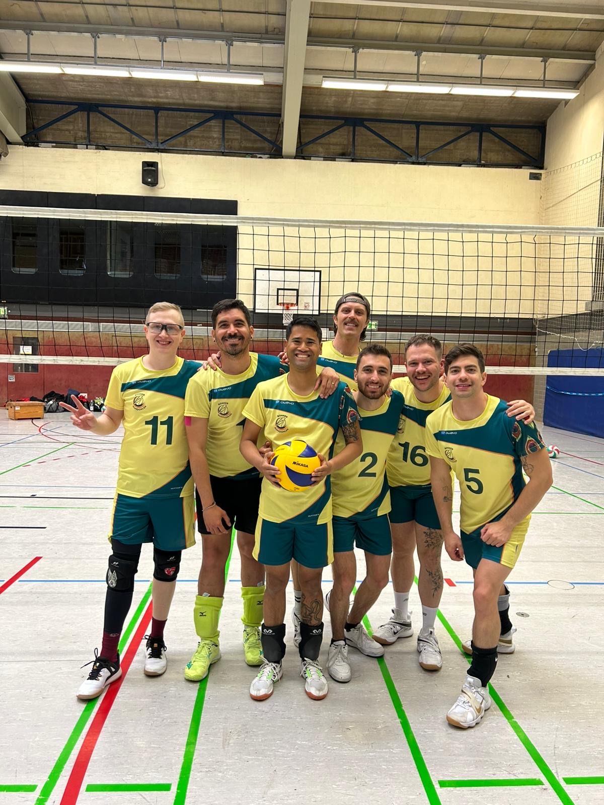 Teamfoto Queer Volleyball League